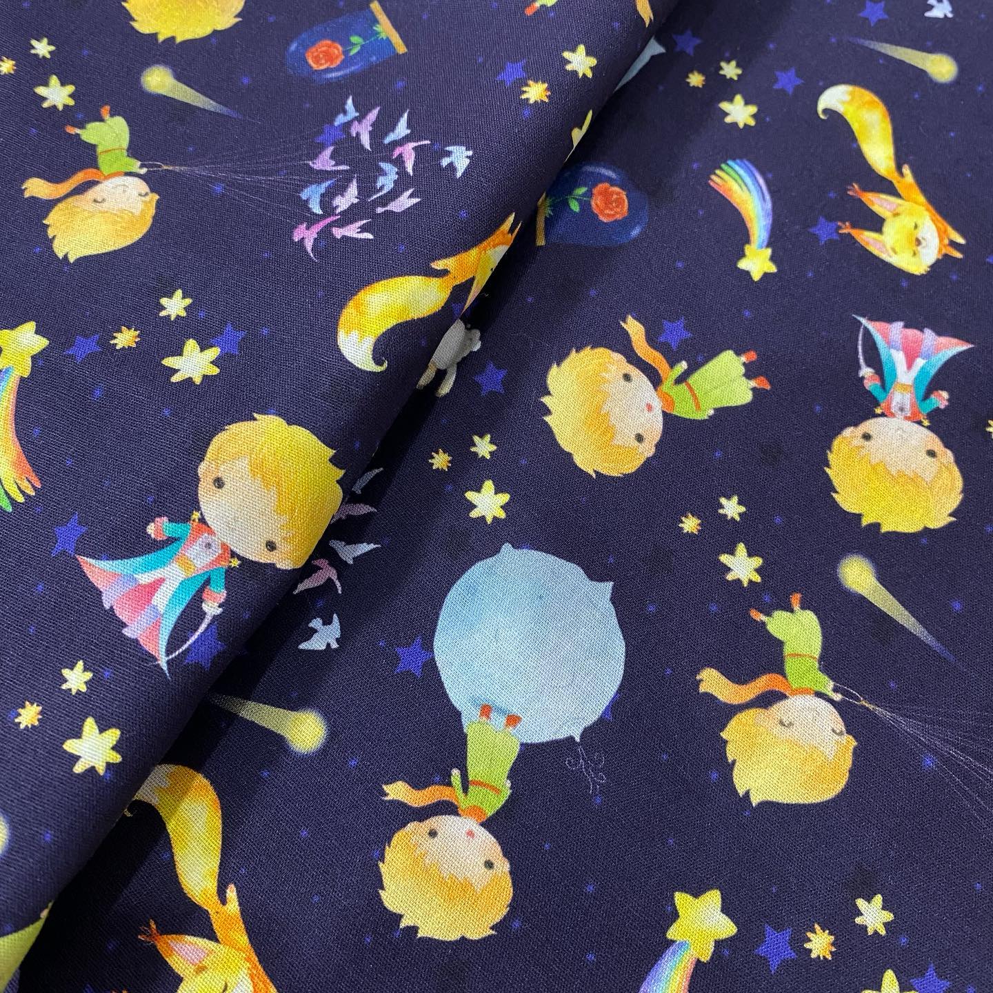 Tricoline 100% Algodón - PJ025 Digital Personaje Principito 1 (50 x 150)