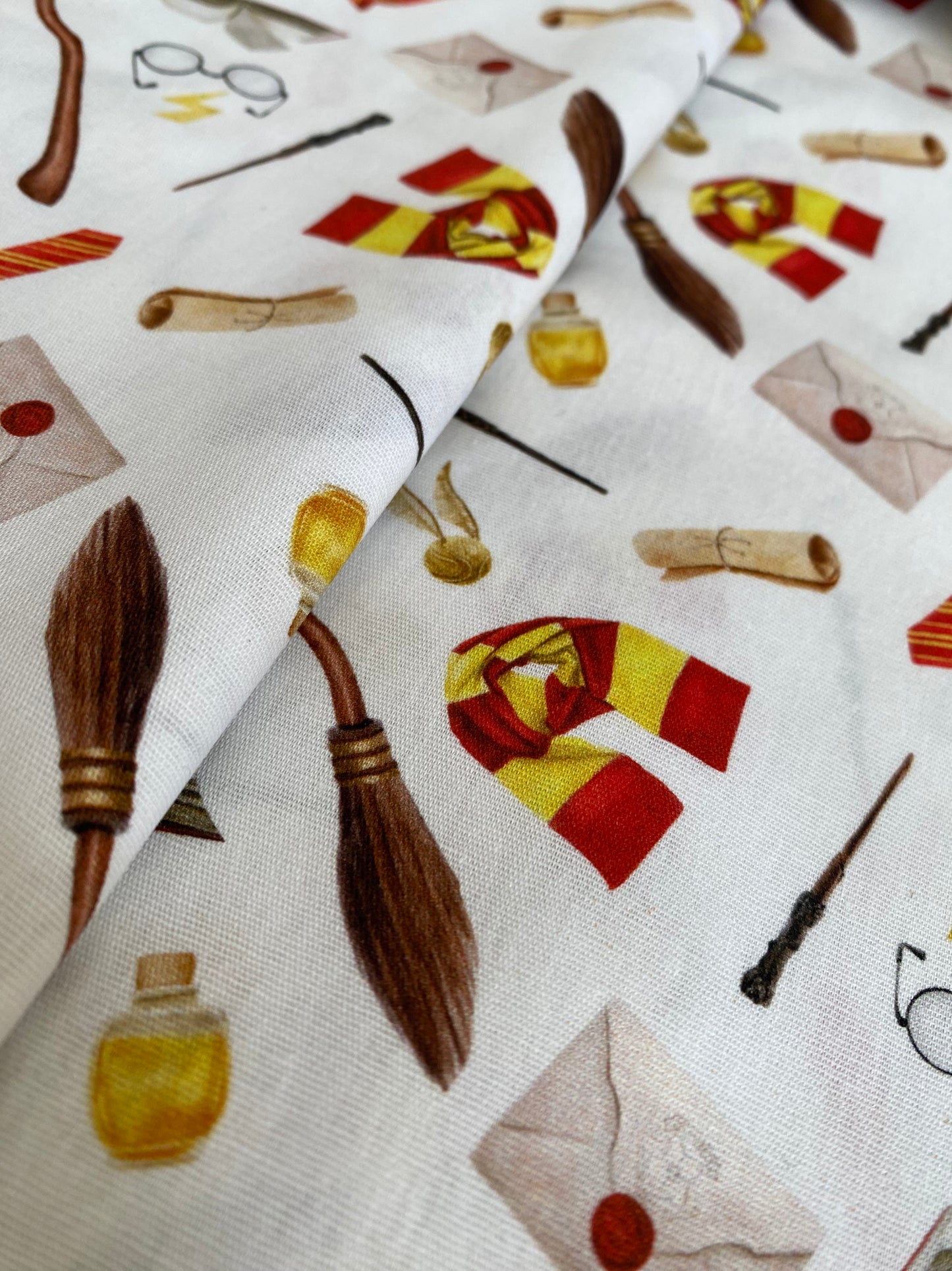 Tricoline 100% Algodón - PJ013 Digital Personaje Harry Potter claro (50 x 150)