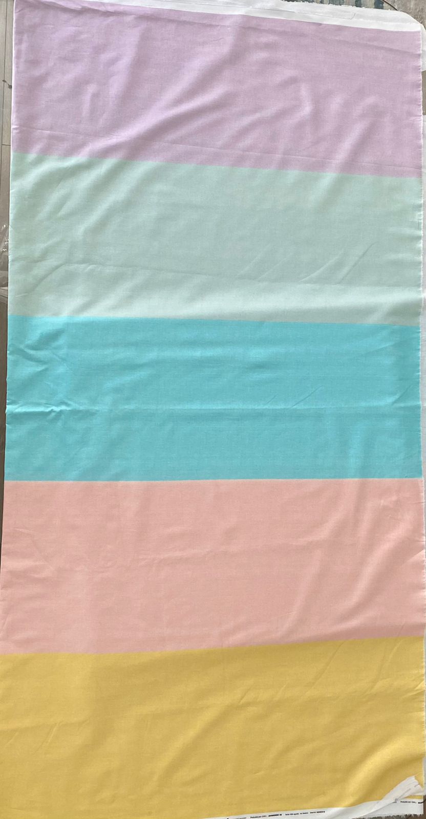 Tricoline 100% Algodón - CN020 Cenefas Tramas Pastel FM (50 x 150)