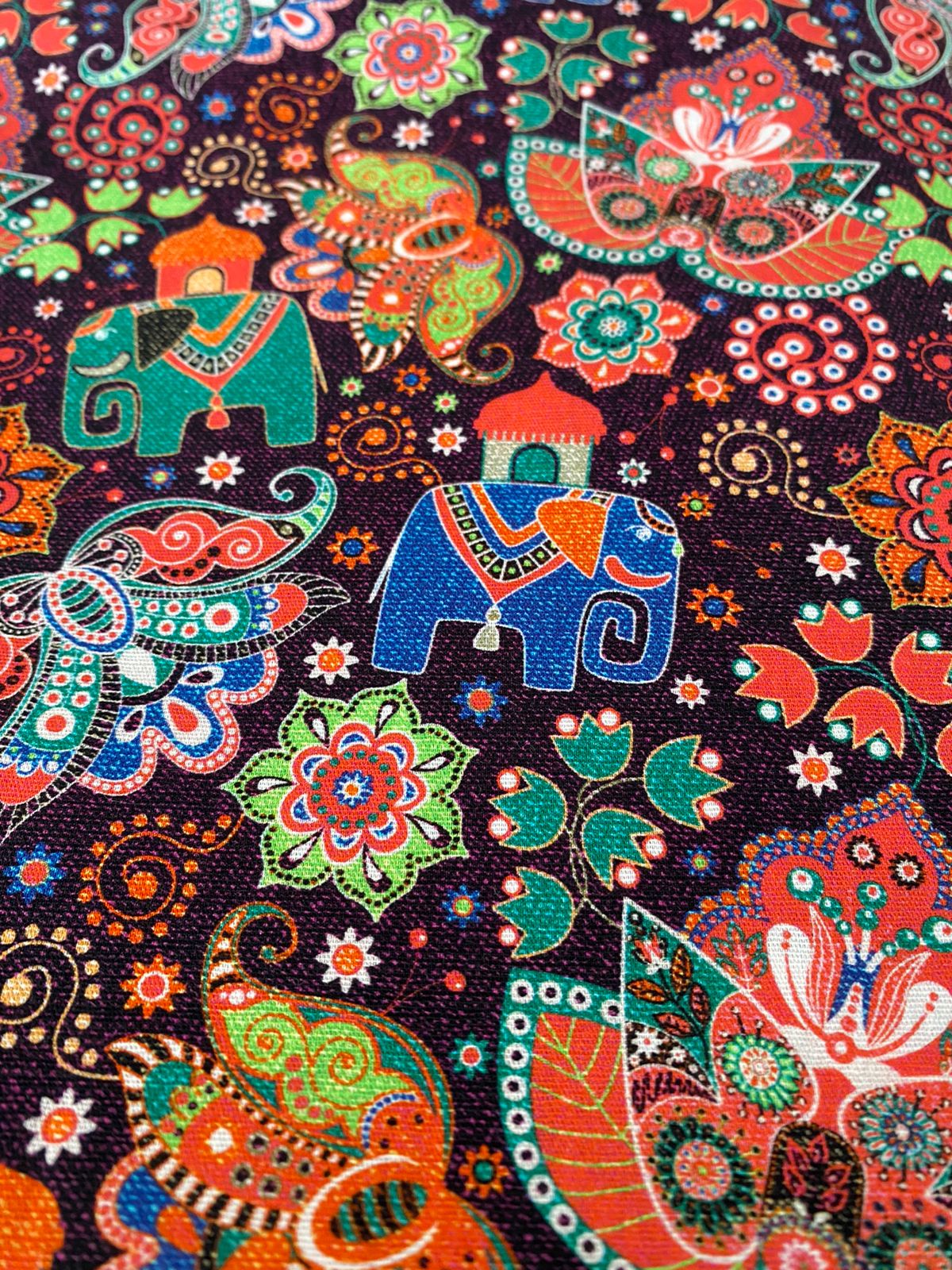 Tricoline 100% Algodón - DG014 - Digital Indu (50 x 150)