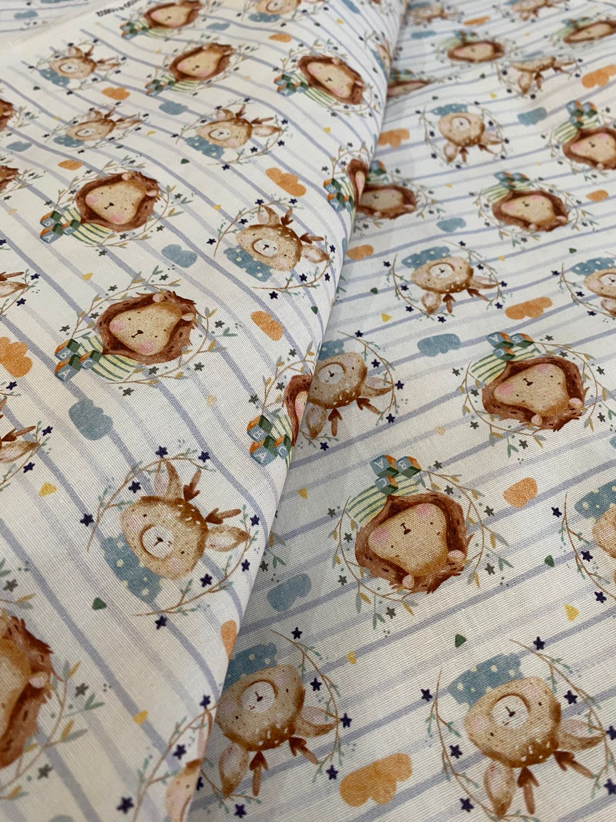 Tricoline 100% Algodón - DG064 Infantil Invierno Listra (50 x 150)