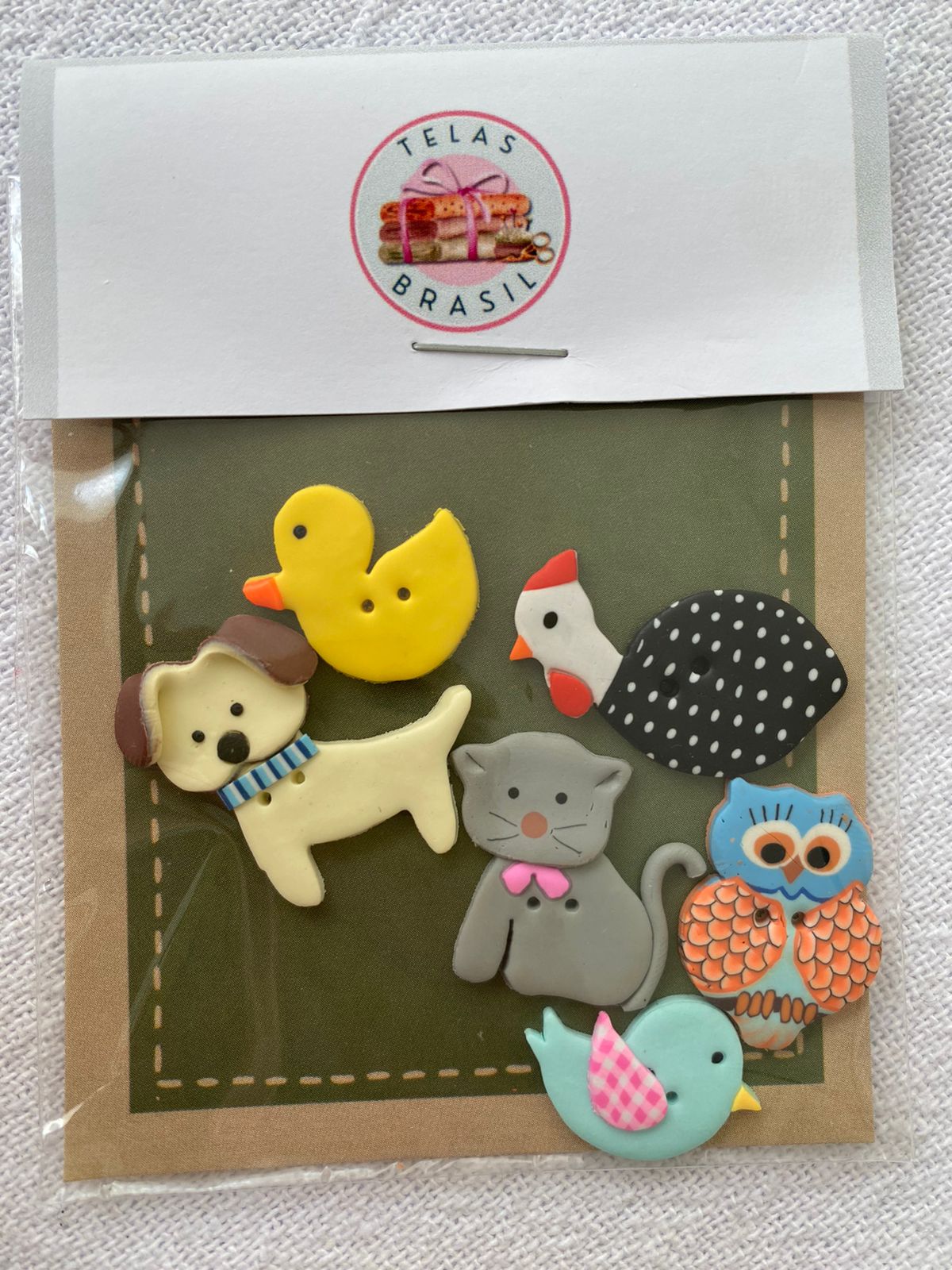 BT005 - Botones pack 1 - Animalitos Pet