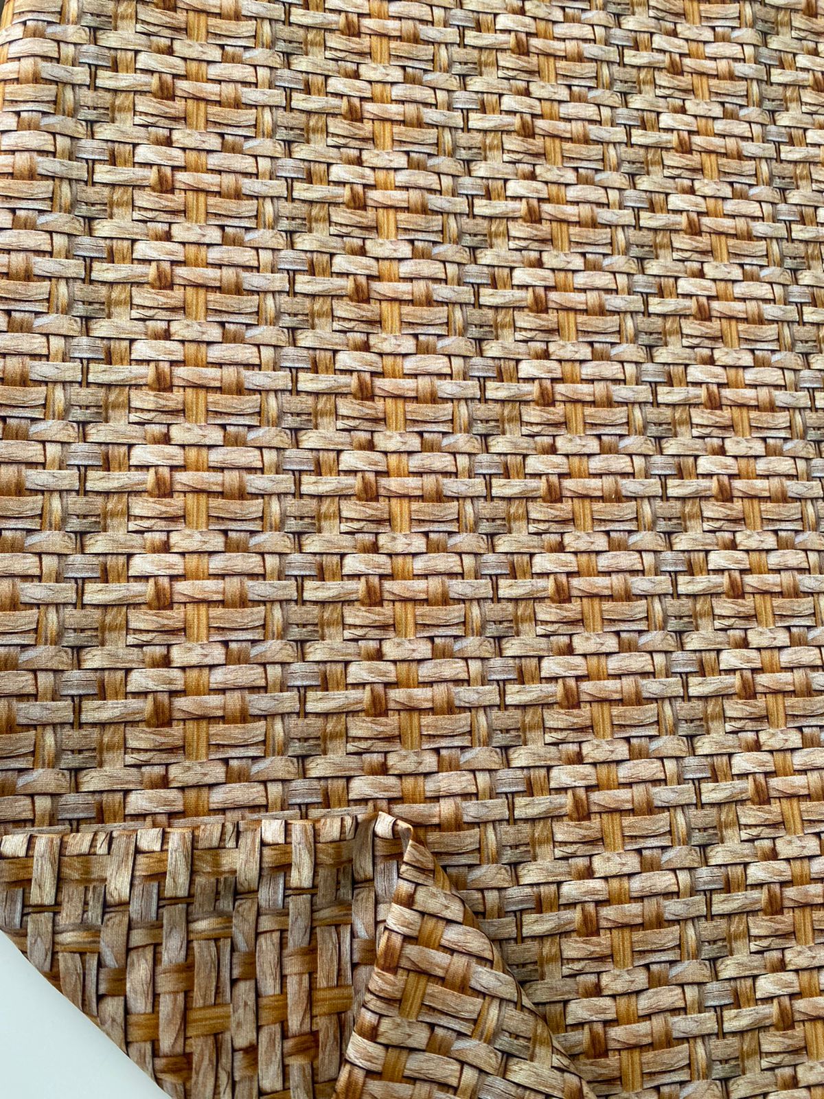Tricoline 100% Algodón - EX024 Exclusiva Trama Ratán (50 x 150)
