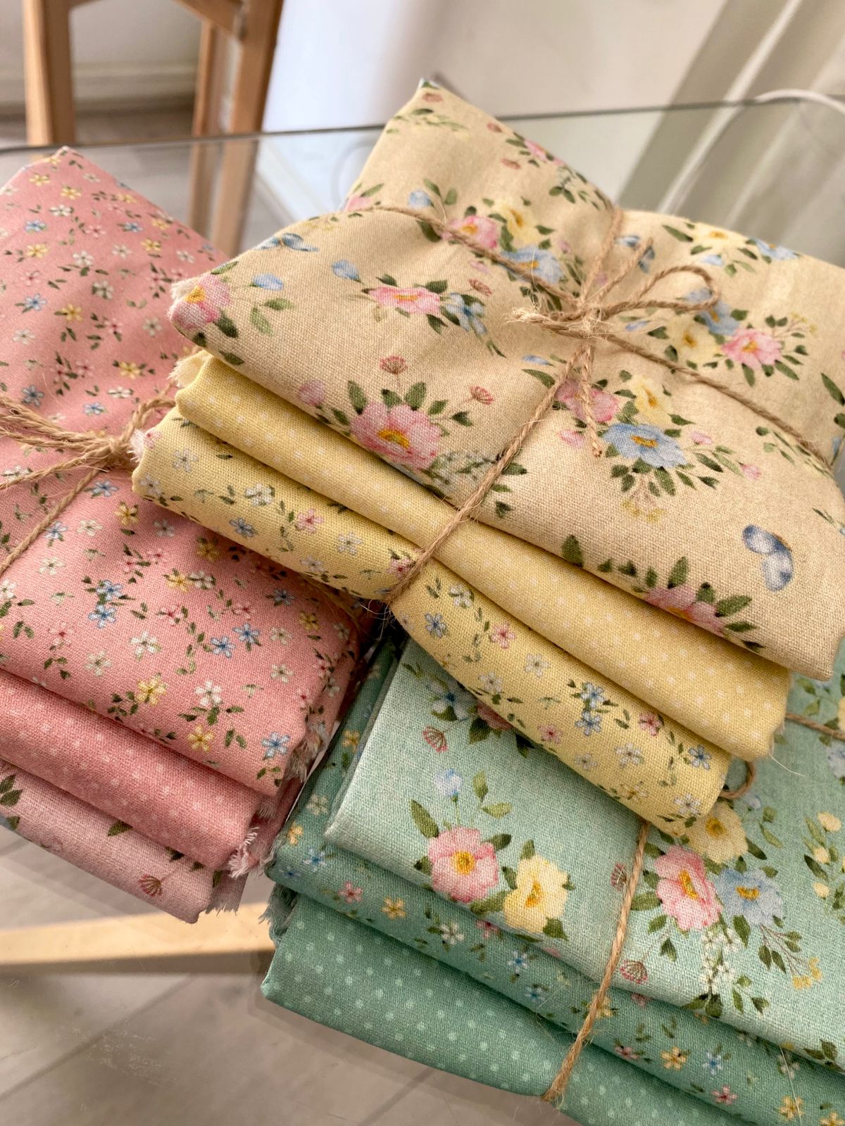 Tricoline 100% Algodón - CP037 PACK - Compose Rosa (3 telas de 50 x 150 cada)