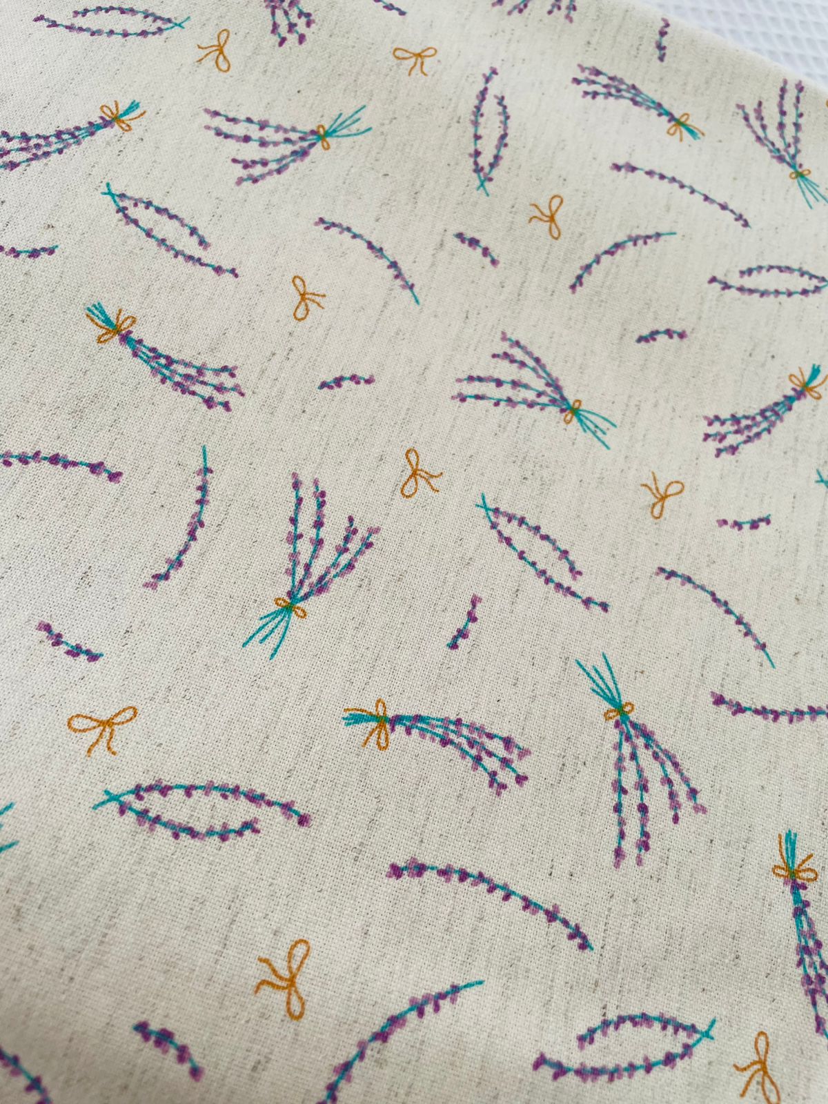 A06 - Tela Lino Algodón ESTAMPADO (50x150)