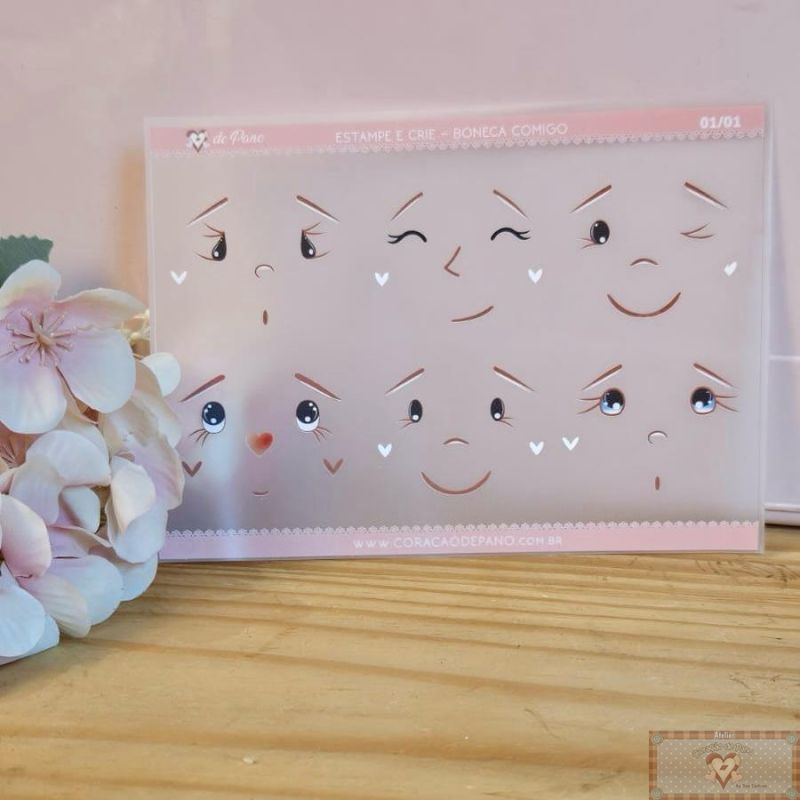 CP048 Sticker - Carita Muñeca Conmigo (Parche) **PRE VENTA**