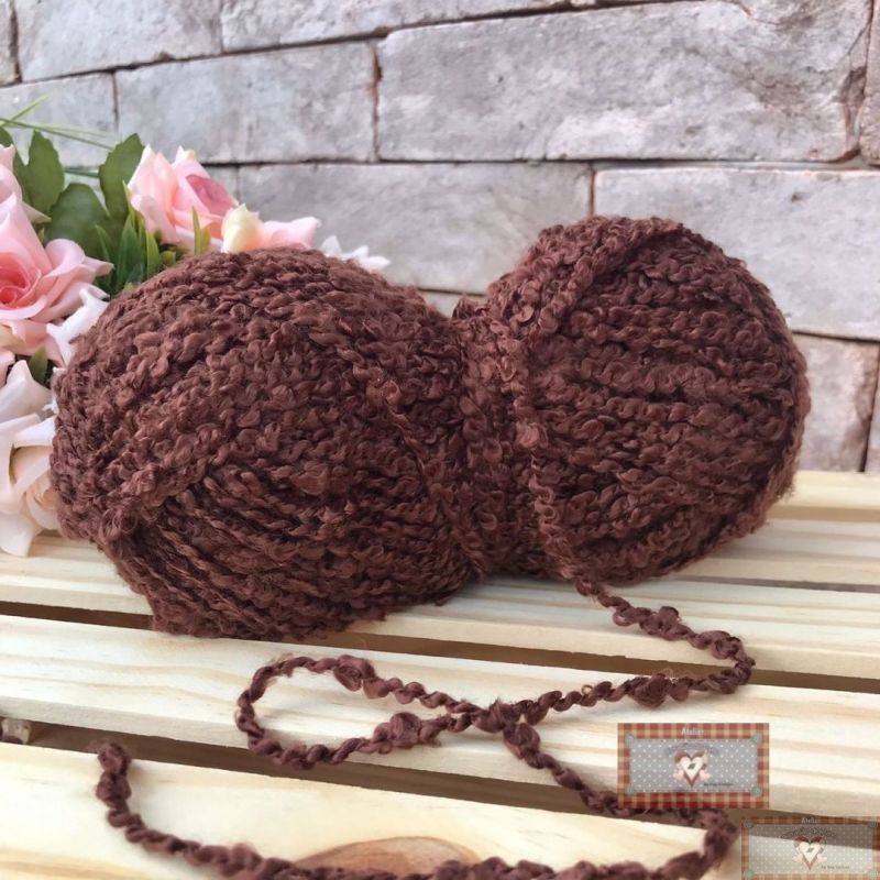 CP018 Lana para Pelo muñeca- Color Café