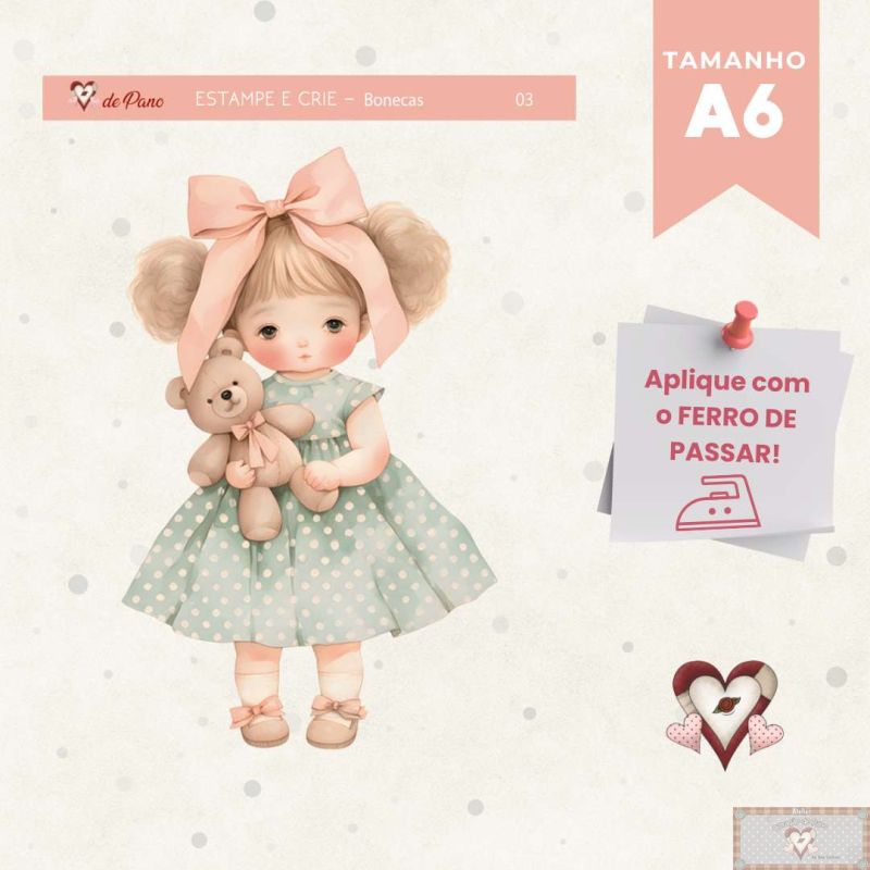 CP013 Sticker - Estampe e Crie PP 01 (Parche)