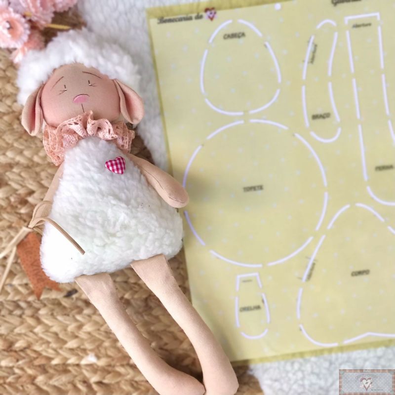 CP093 Regla - Molde Molde de Ovejita – Esperanza 33 cm **PRE VENTA**