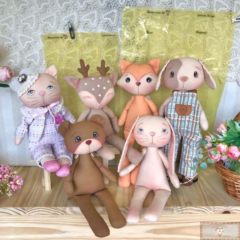 CP099 Regla - Molde Animalitos del Bosque