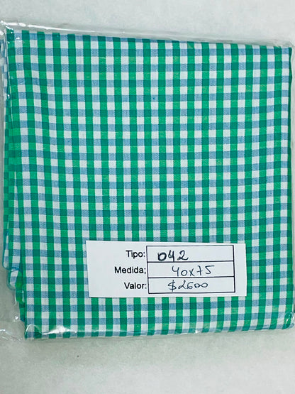 RETAZOS VARIADOS 1 - Tricoline 100% Algodón