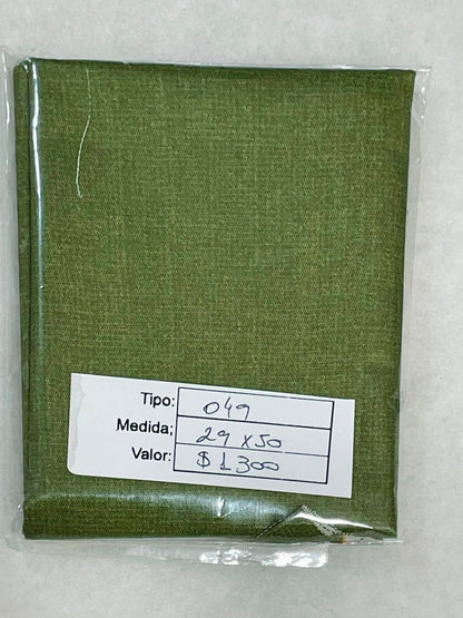 RETAZOS VARIADOS 1 - Tricoline 100% Algodón