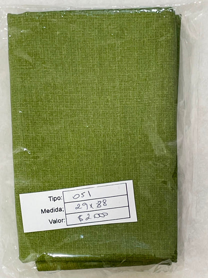 RETAZOS VARIADOS 1 - Tricoline 100% Algodón