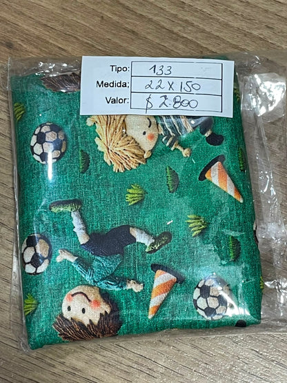 RETAZOS VARIADOS 3 - Tricoline 100% Algodón