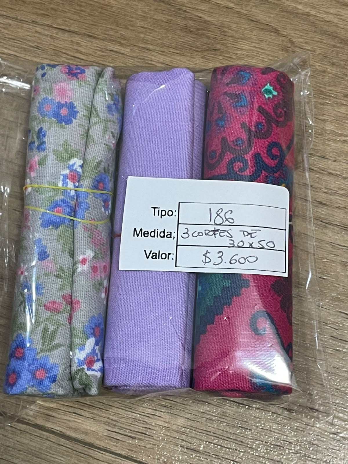 RETAZOS VARIADOS 2 - Tricoline 100% Algodón