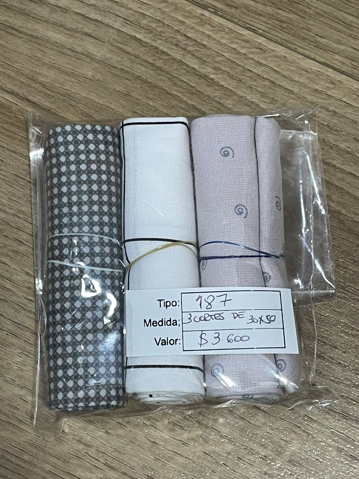 RETAZOS VARIADOS 2 - Tricoline 100% Algodón