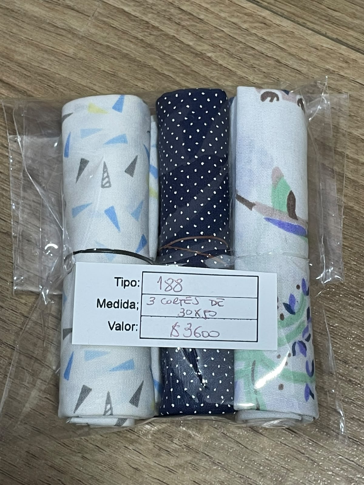RETAZOS VARIADOS 2 - Tricoline 100% Algodón