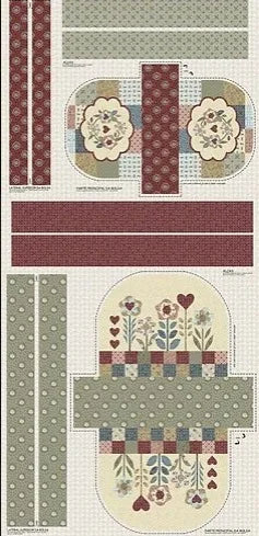 Tricoline 100% Algodón  - PT060 Patrón Necessarie Aplique (60 x 150)