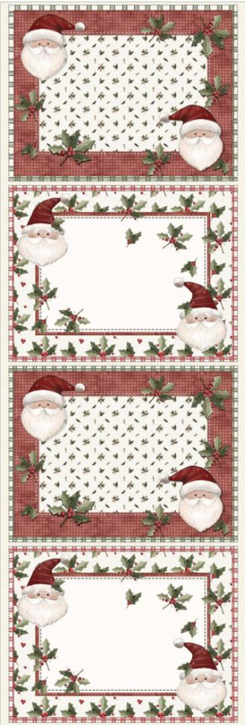 Tricoline 100% Algodón  - PT091 Patrón Individual Navidad (50 x 150)