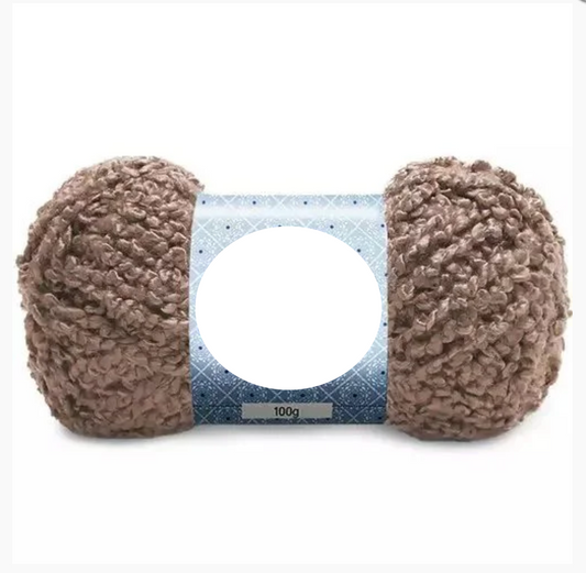 CP017 Lana para Pelo muñeca- Color LEÑA