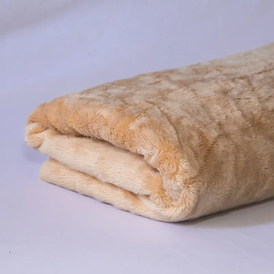 CP062 - Tela Piel de Peluche - Color Beige - 50x80