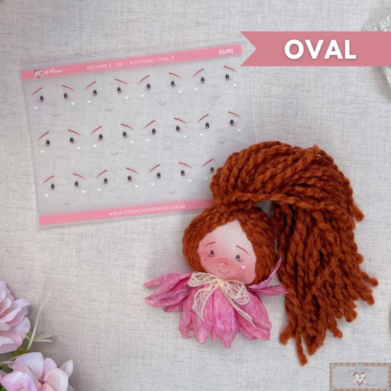 CP041 Sticker - Carita Oval P (Parche) **PRE VENTA**