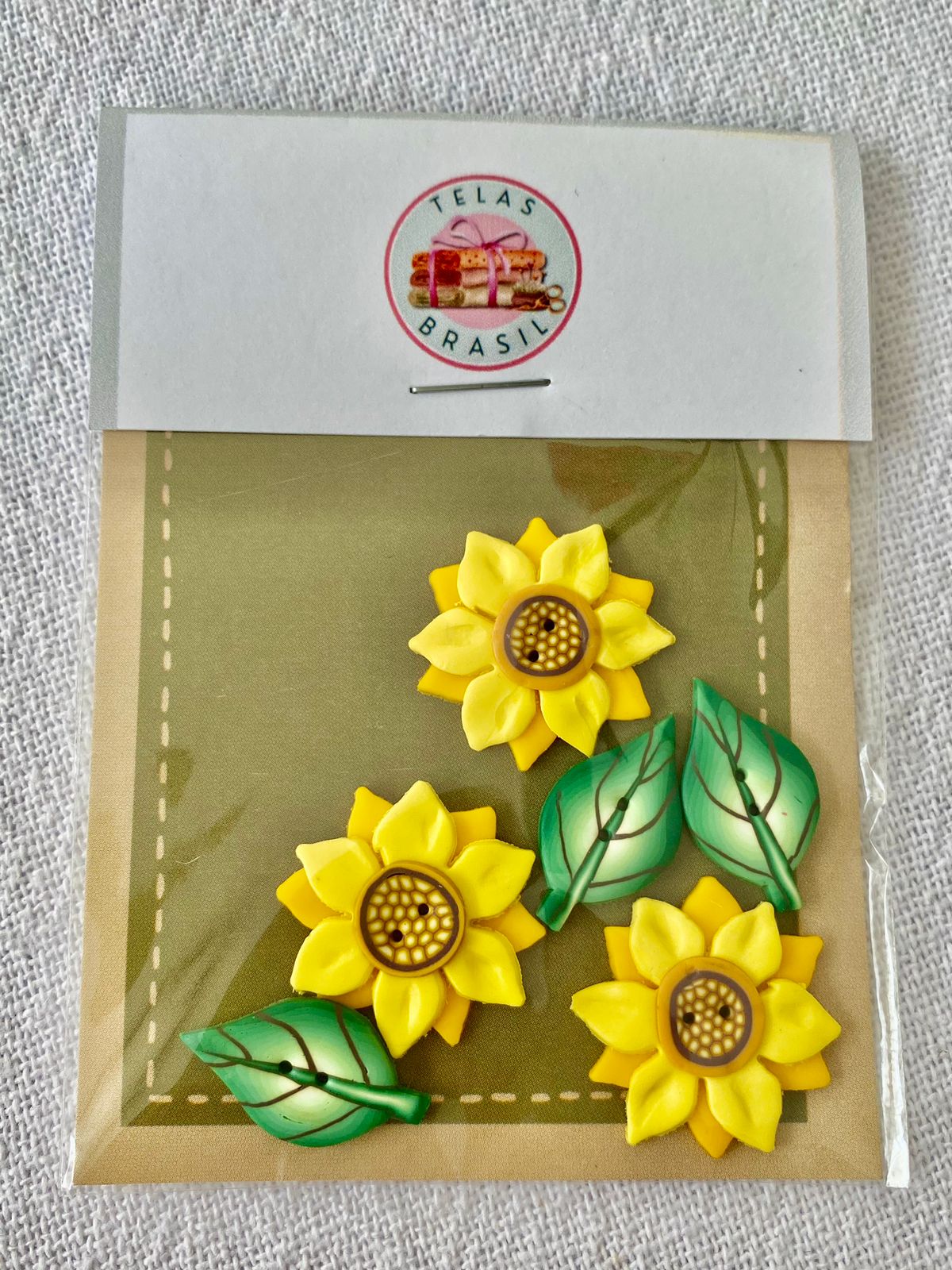 Botones pack 1 - Girasoles