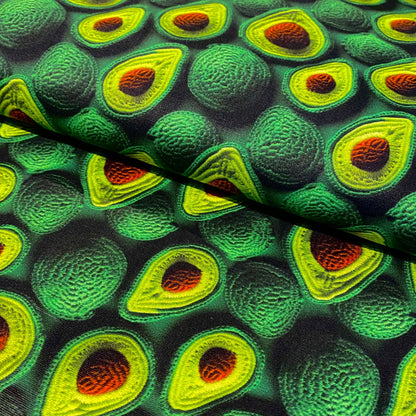 Tricoline 100% Algodón - Digital 3D Palta (50 x 150)