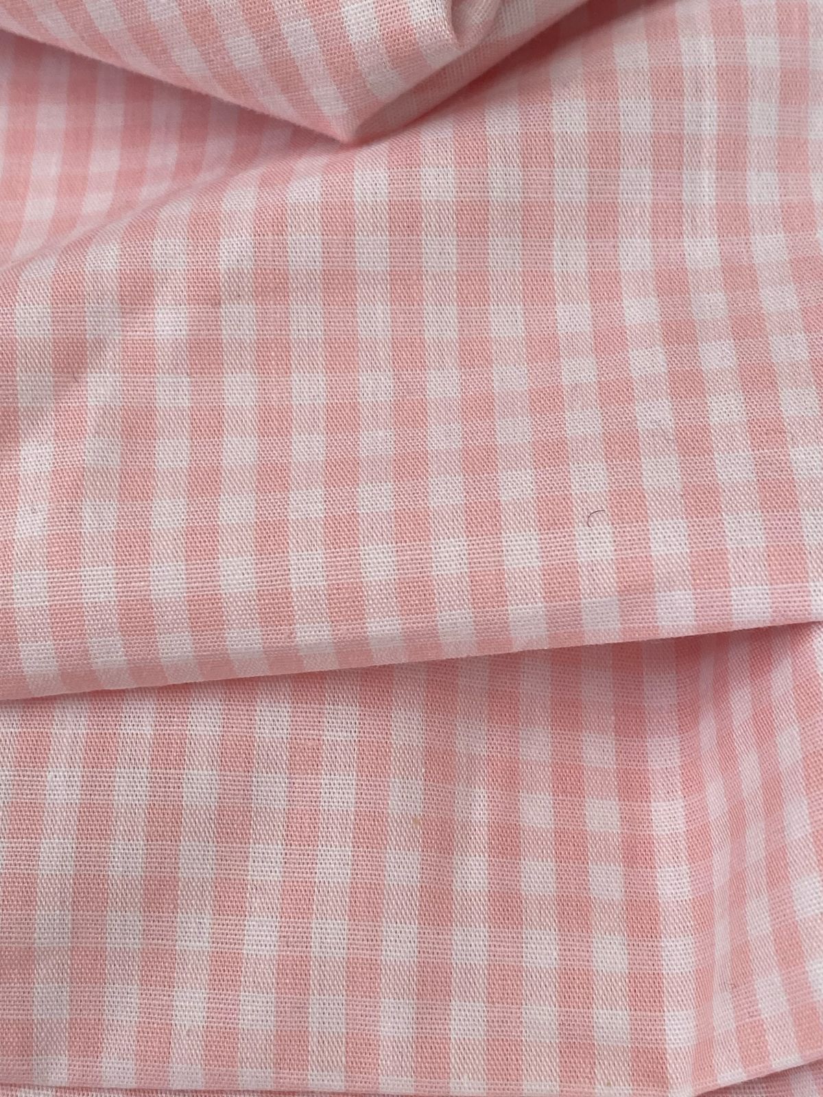 Tricoline 100% Algodón - TT098 Tinto Cuadrille Rosa (50 x 150)