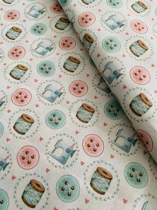 Tricoline 100% Algodón - EX037 Exclusiva Insumos Costuritas Fuxicos (50 x 150)