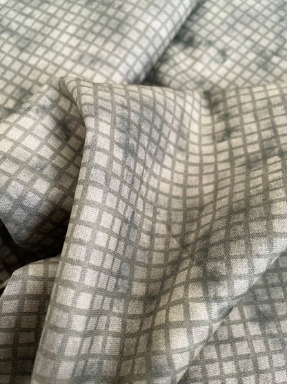 Tricoline 100% Algodón - NV021 Navidad Cuadrille Verde Fuxicos (50 x 150)