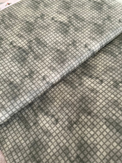 Tricoline 100% Algodón - NV021 Navidad Cuadrille Verde Fuxicos (50 x 150)