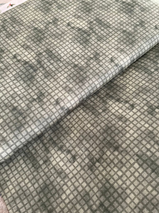 Tricoline 100% Algodón - NV021 Navidad Cuadrille Verde Fuxicos (50 x 150)