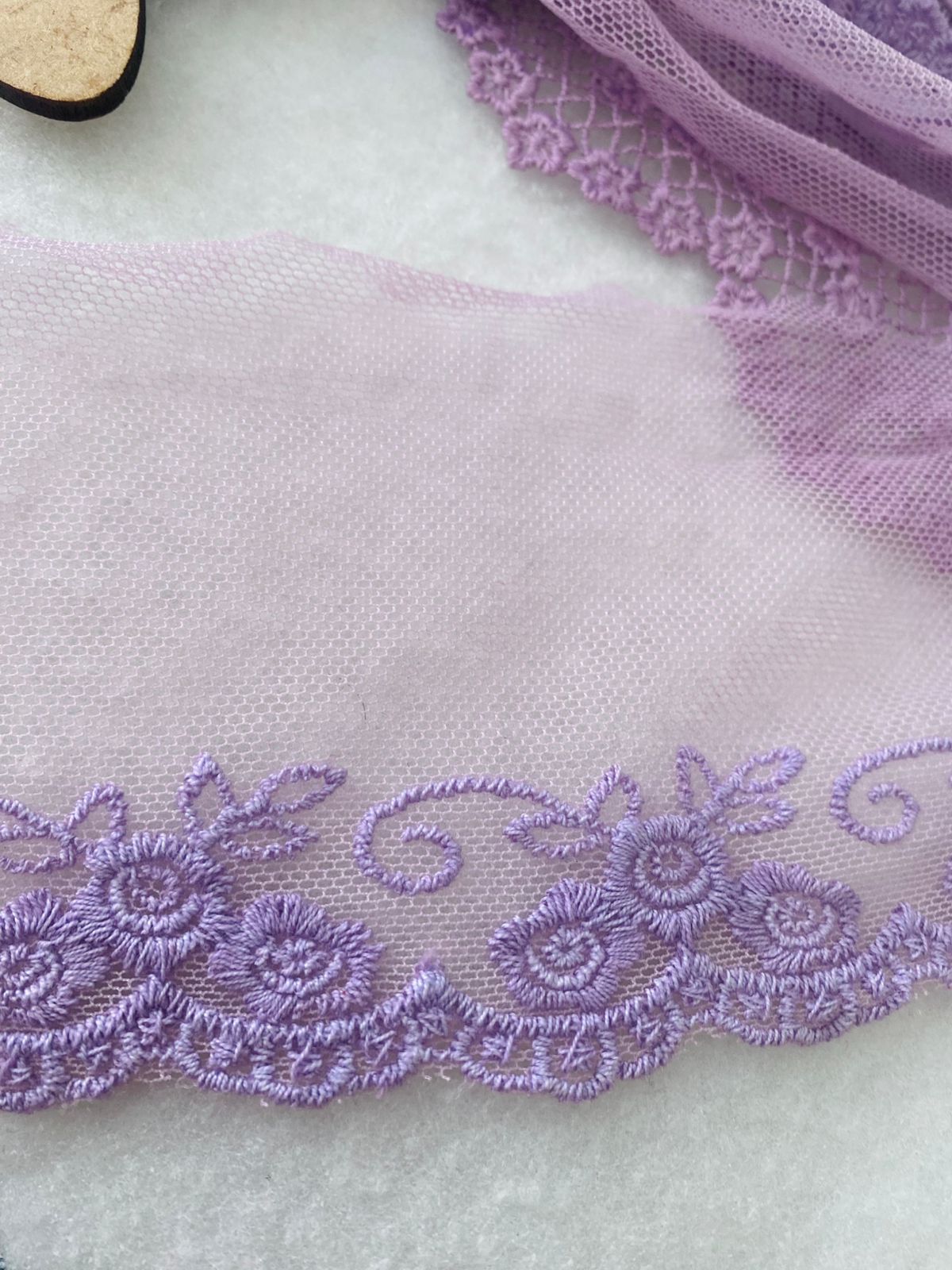 Kit 7 Encajes Variados CP005 - Color Lila (14 Metros total)