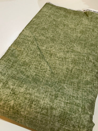 Tricoline 100% Algodón - EX059 Exclusiva OTOÑO verde textura (50 x 150)