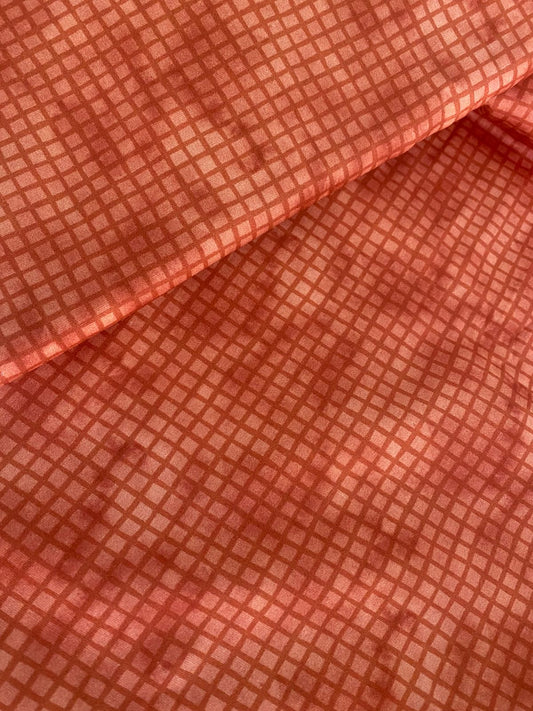 Tricoline 100% Algodón - EX062 Cuadrille Guava (50 x 150)