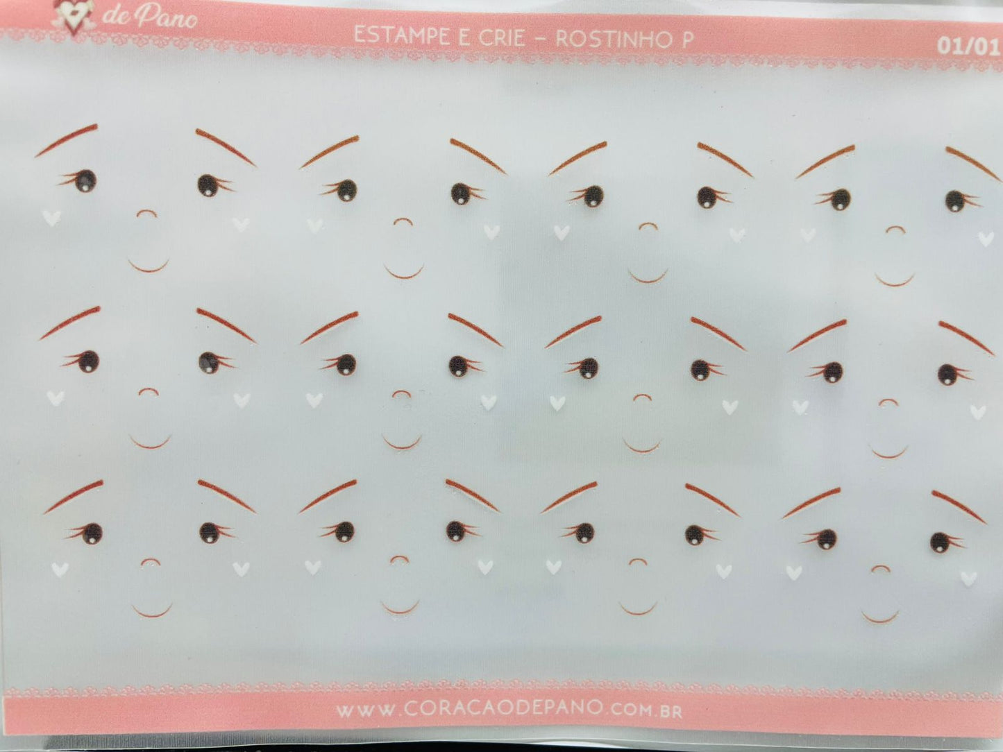 CP076 Sticker - Carita Muñeca P (Parche)