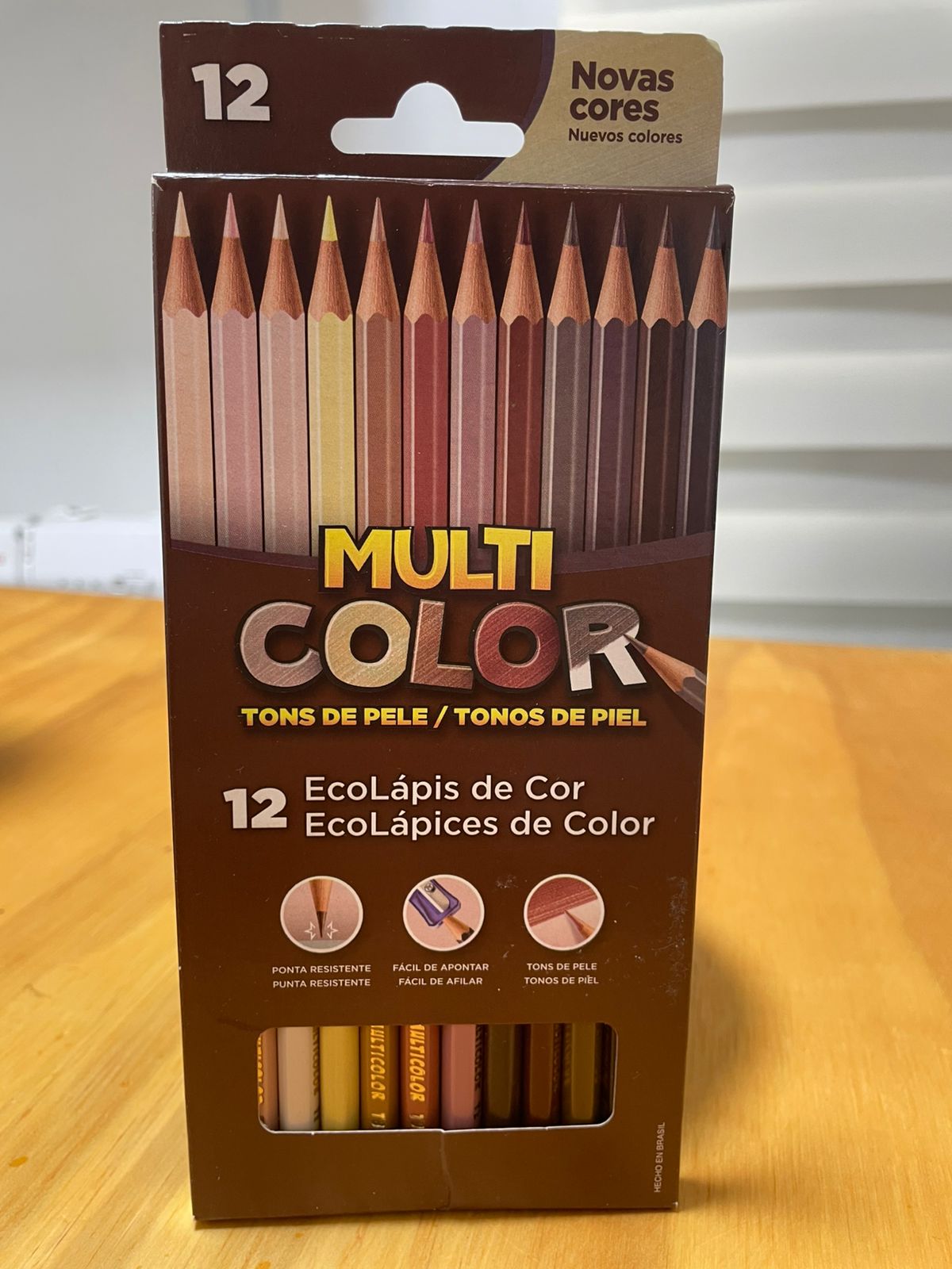 CP083 Lápiz - Kit Lapices de COLORES 12 Colores – Tonos de Piel