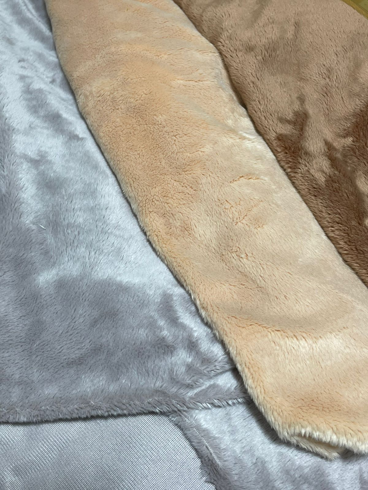 CP062 - Tela Piel de Peluche - Color Beige - 50x80