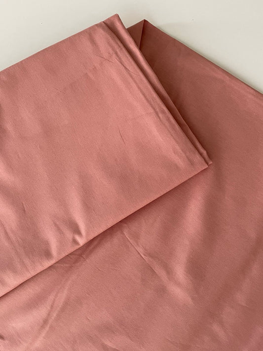 Tricoline 100% Algodón - TT003 Tinto Liso Rosa Viejo (50 x 150)