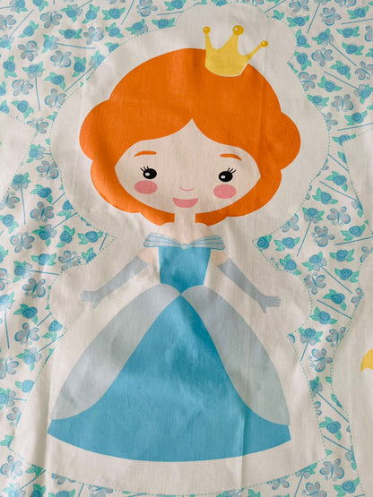 Tricoline 100% Algodón  - PT101 Patrón PANEL 5 PRINCESAS (50 x 150)