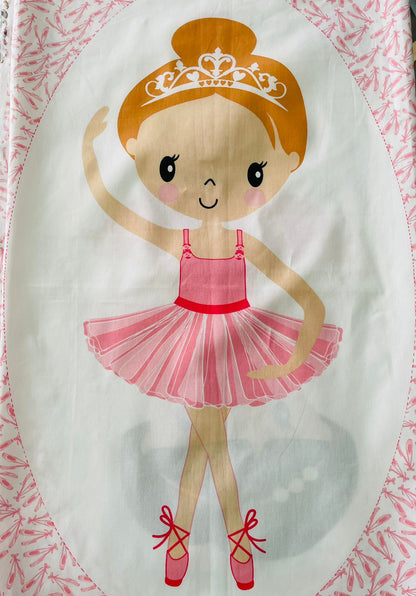 Tricoline 100% Algodón  - PT100 Patrón PANEL 4 BAILARINAS (50 x 150)