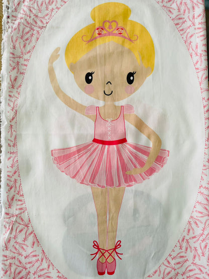 Tricoline 100% Algodón  - PT100 Patrón PANEL 4 BAILARINAS (50 x 150)