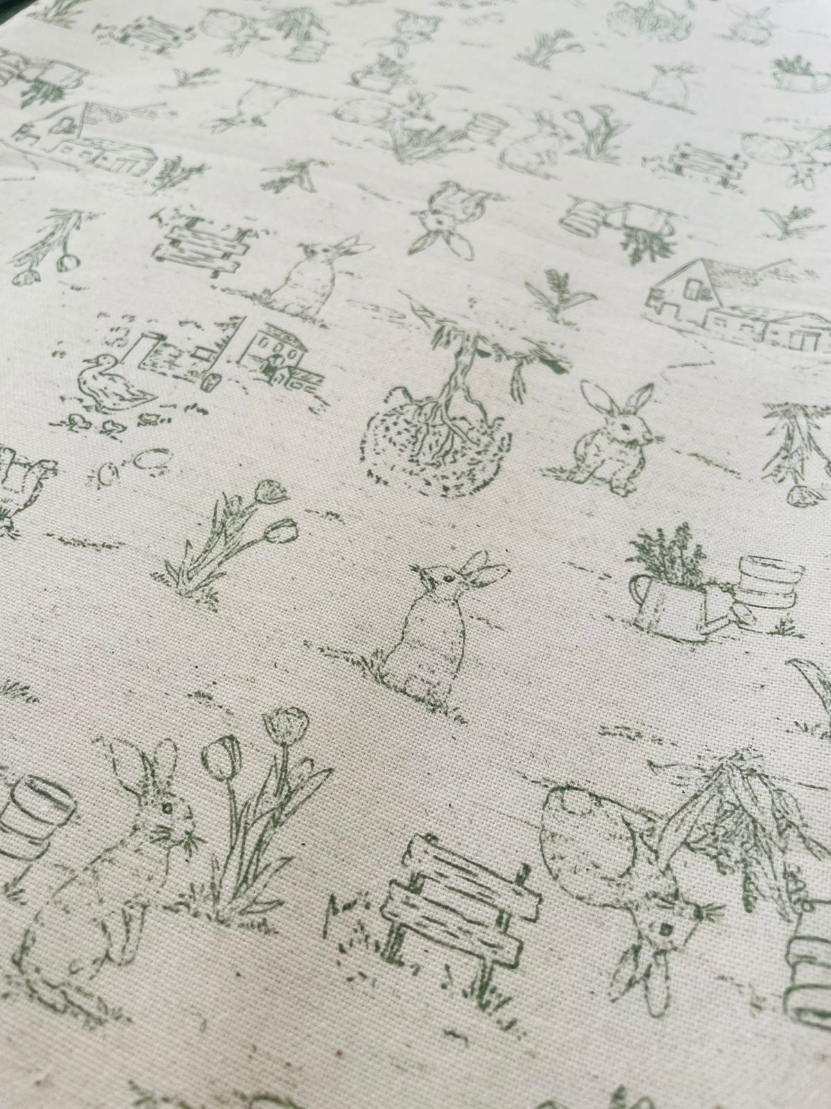 A06 - Tela Lino Algodón ESTAMPADO (50x150)