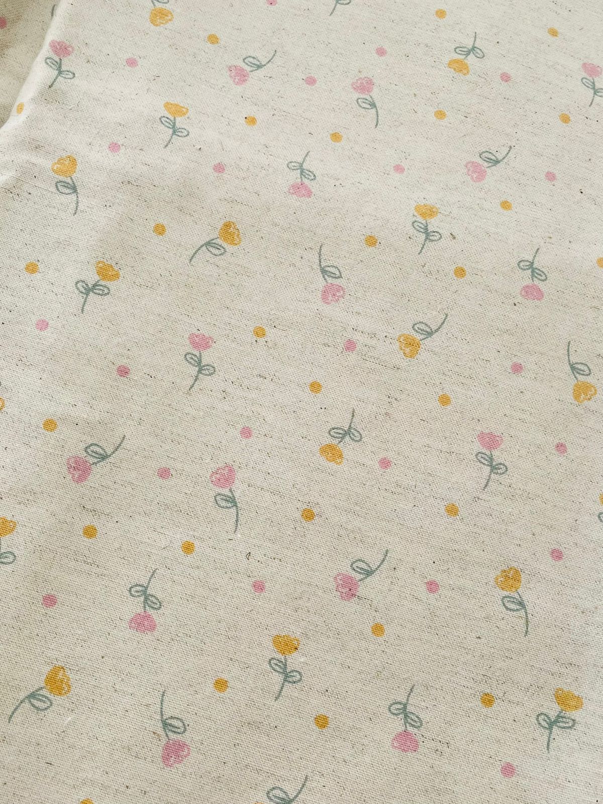 A06 - Tela Lino Algodón ESTAMPADO (50x150)