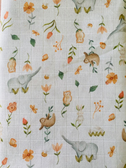 A07 - Tela Gasa / Muselina Estampada (Metro x 75 cm de acho)