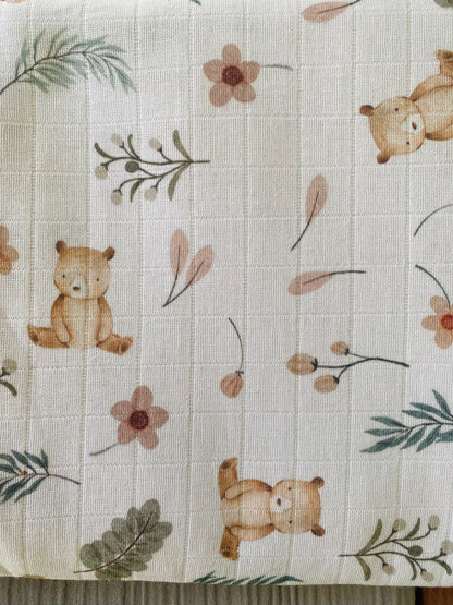 A07 - Tela Gasa / Muselina Estampada (Metro x 75 cm de acho)