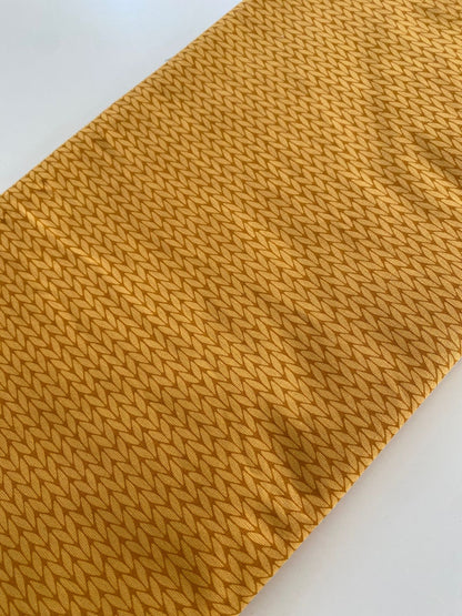 Tricoline 100% Algodón - TT067 Tinto trenza color Mostaza (50 x 150)