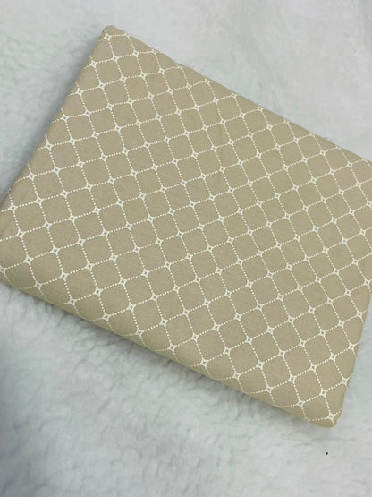 Tricoline 100% algodón - TT009 Tinto Compose Beige (50 x 150)