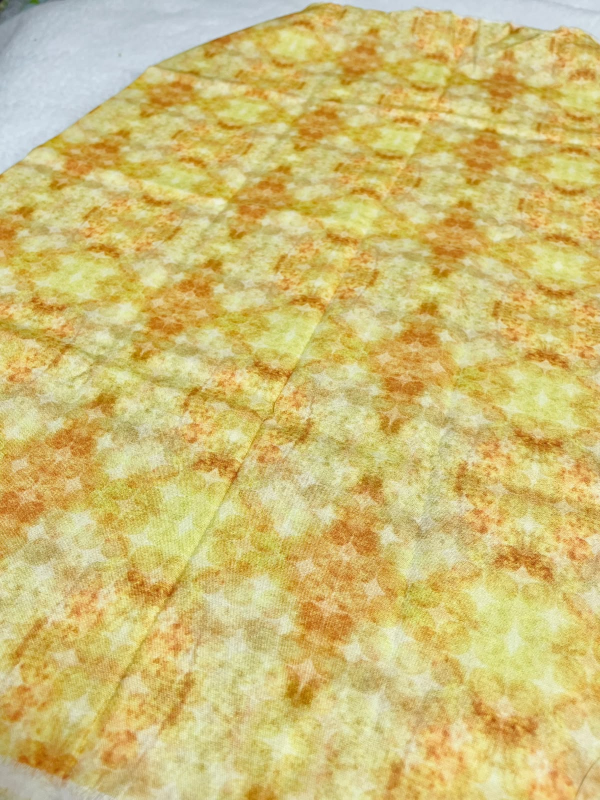 Tricoline 100% Algodón - EX075 Exclusiva DN Estonado Amarillo (50 x 150)